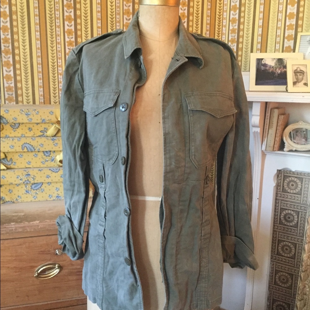Vtg Boho Army jacket - Picture 2 of 6